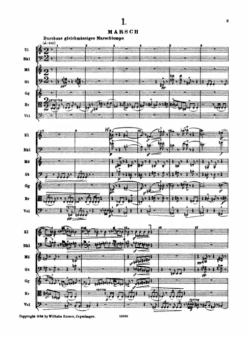 First page of Serenade