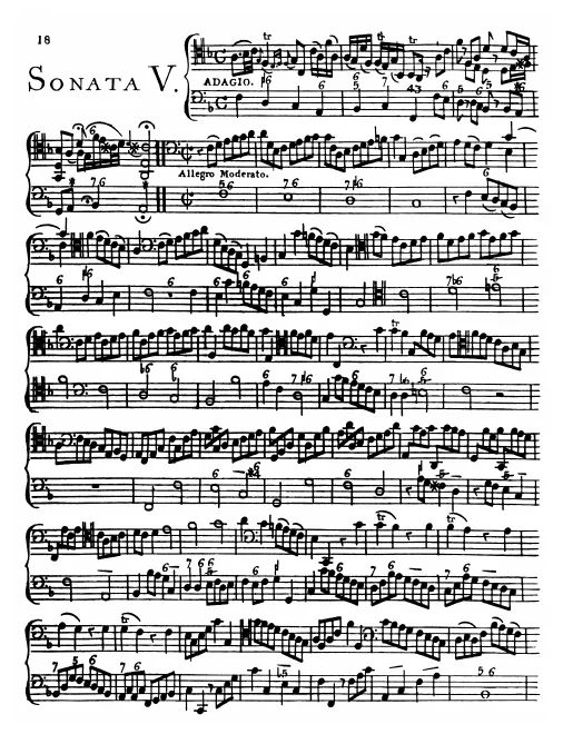First page of Cello Sonata in F major