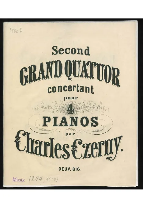 First page of Quatuor concertant No.2
