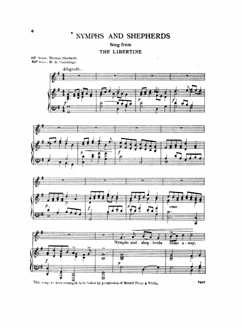 First page of The Libertine