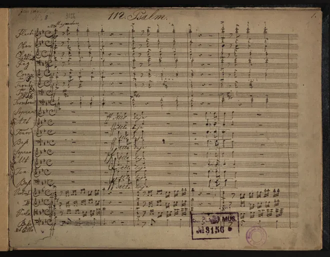 First page of Psalm 112