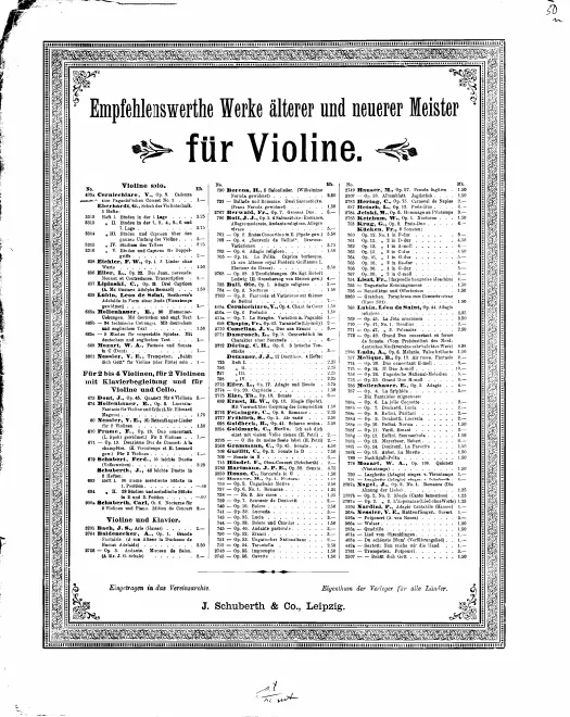 First page of Violin Concerto No.1