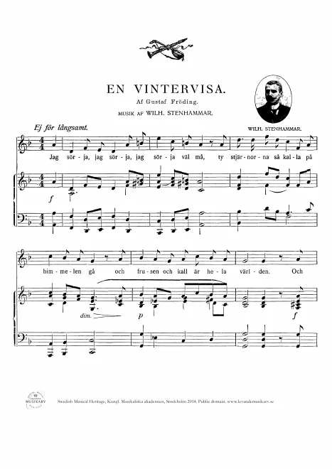 First page of En vintervisa