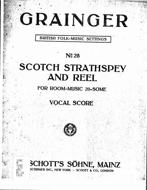 First page of Scotch Strathspey and Reel