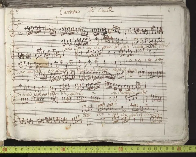 First page of Geme l'onda che parte