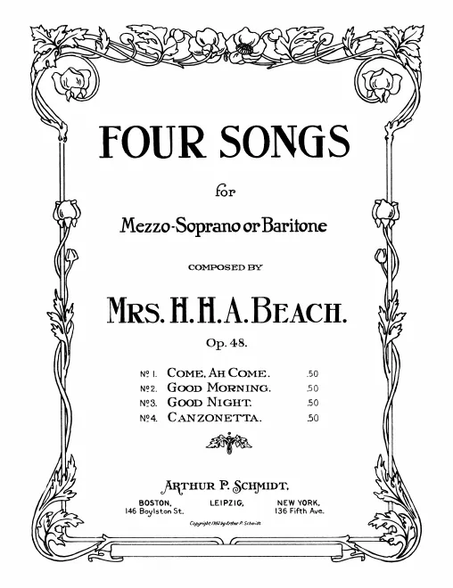 First page of 4 Songs