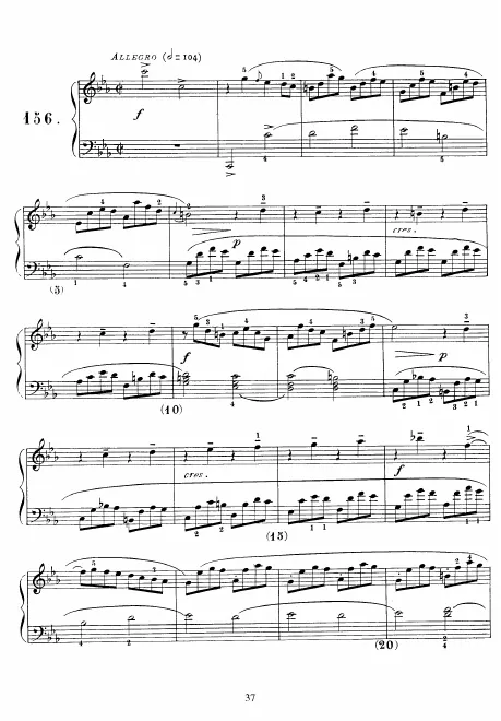 First page of Keyboard Sonata in C minor