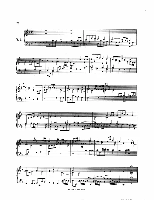First page of Magnificat Fugue