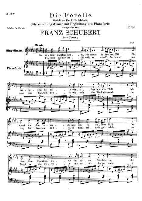 First page of Die Forelle