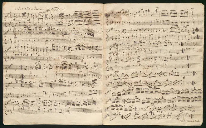 First page of Violin Sonata in A major