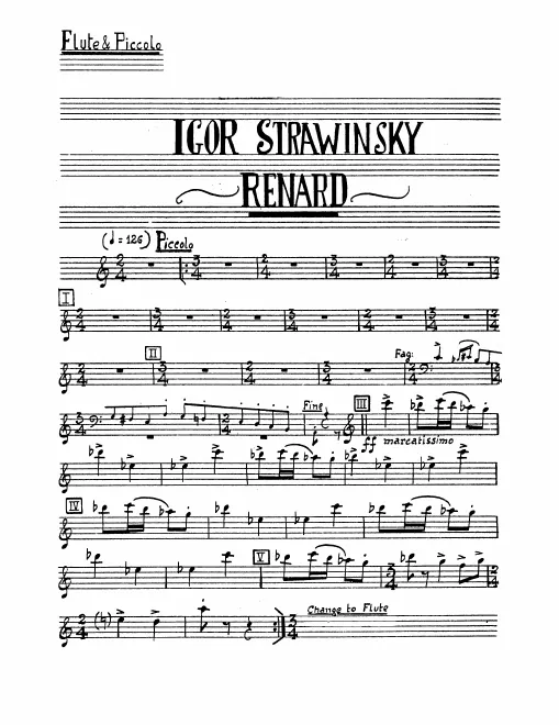 First page of Renard: Histoire burlesque chantée et jouée