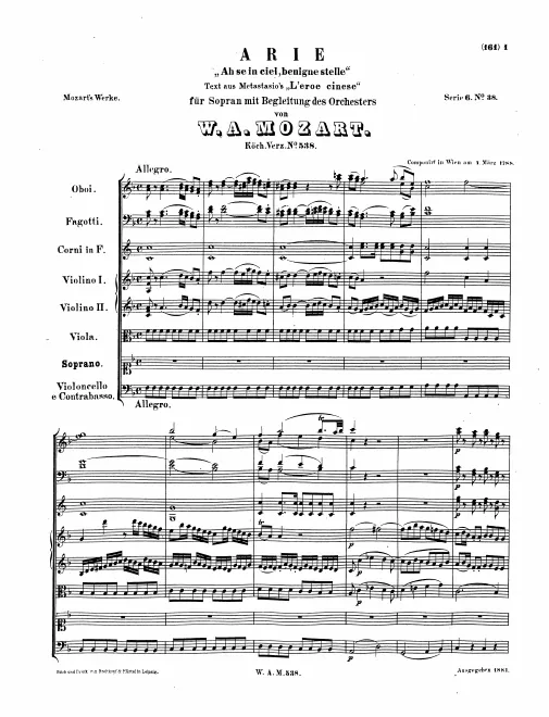 First page of Ah se in ciel