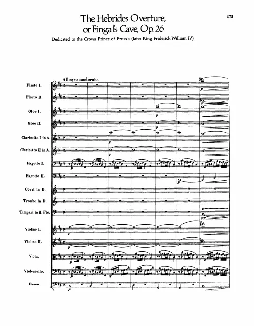 First page of Die Hebriden