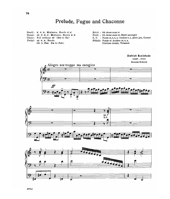 First page of Prelude in C major