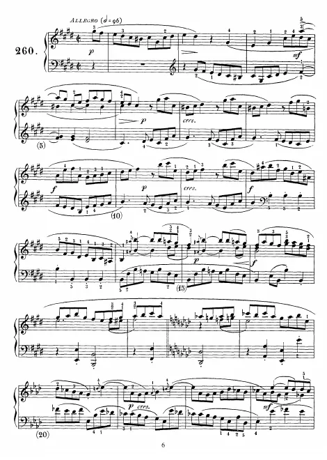 First page of Keyboard Sonata in C-sharp minor