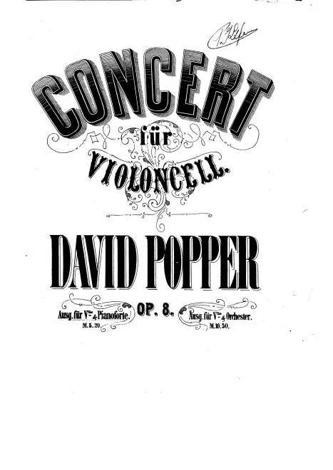 First page of Cello Concerto No.1