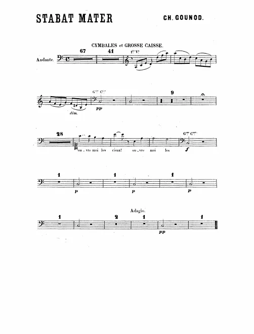 Cymbals/Bass Drum