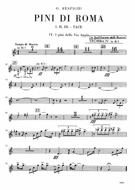Trumpet 4 (B♭) (alternate for Buccine)