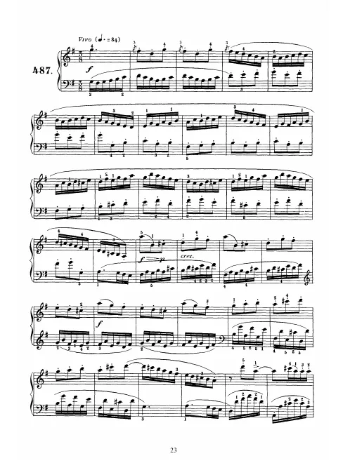First page of Keyboard Sonata in G major