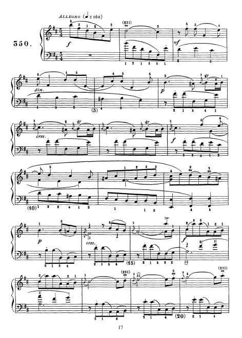 First page of Keyboard Sonata in B minor