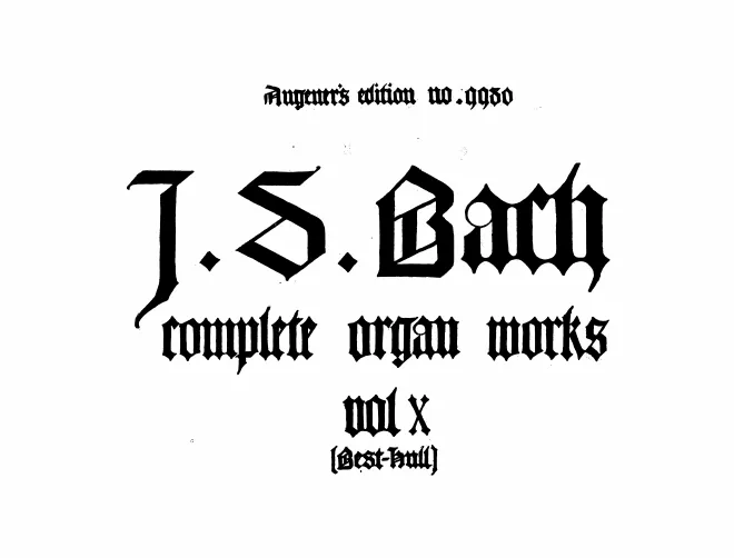 First page of Organ Works
