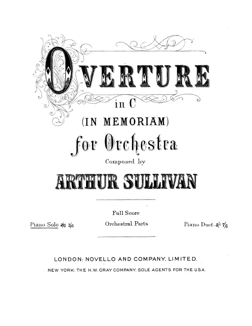 First page of In Memoriam