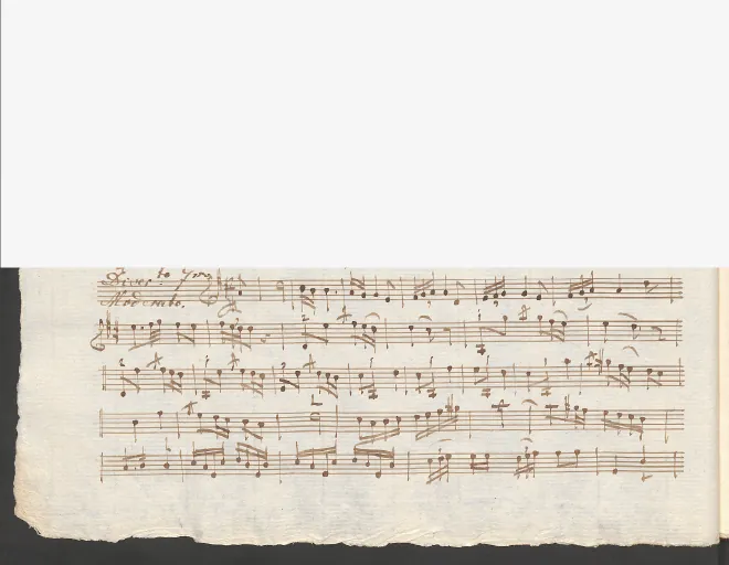 First page of Baryton Trio in D major, Hob.XI:79