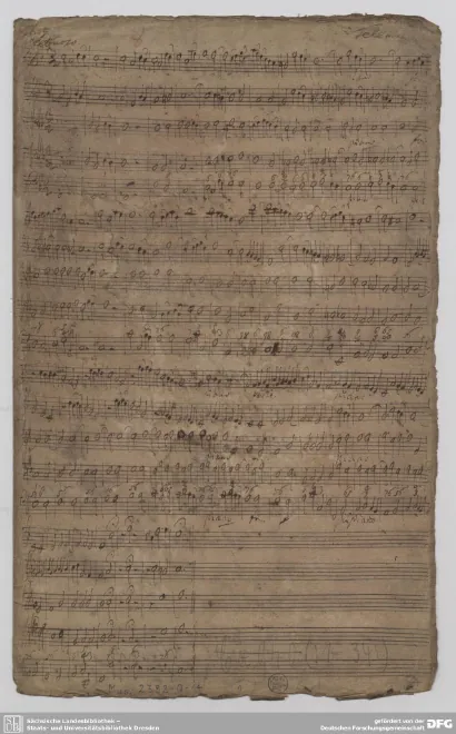 First page of Sonata à 5