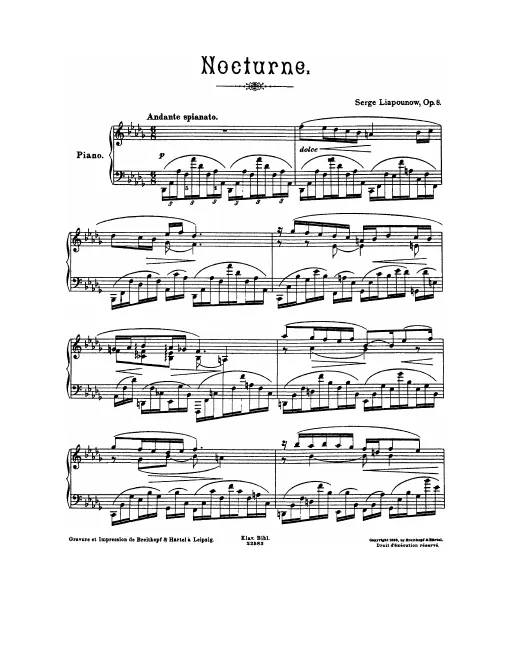 First page of Nocturne