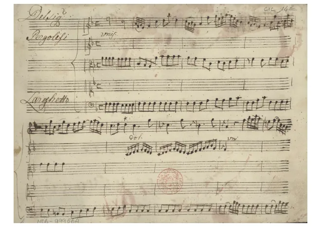 First page of Il prigionier superbo