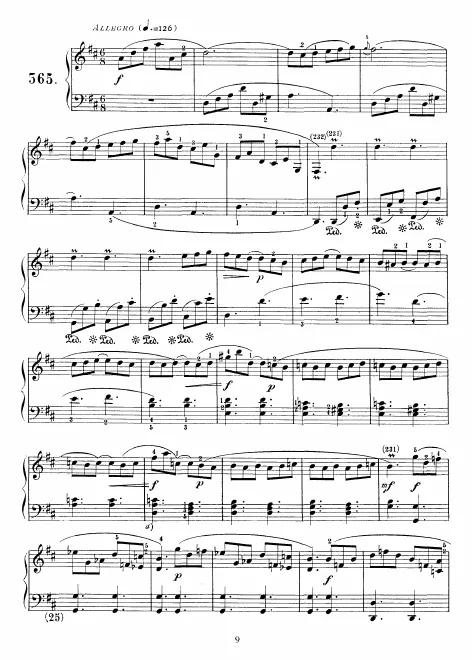 First page of Keyboard Sonata in D major