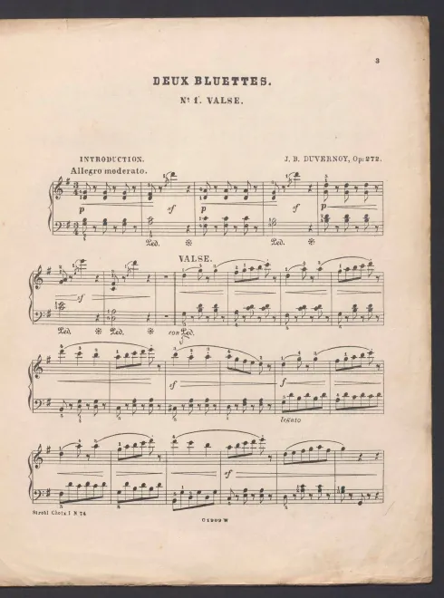 First page of 3 Bluettes