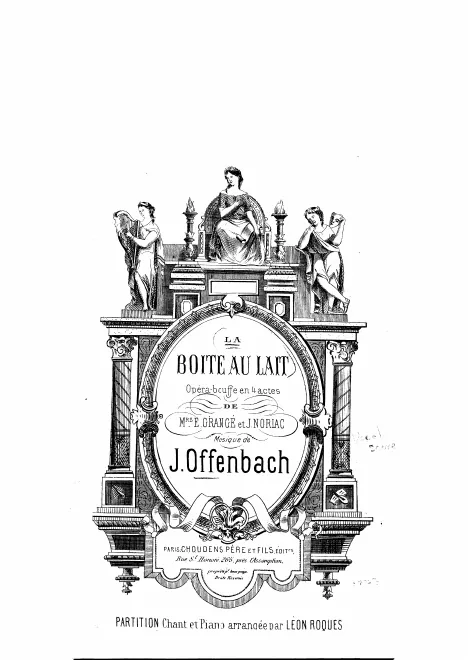 First page of La boîte au lait