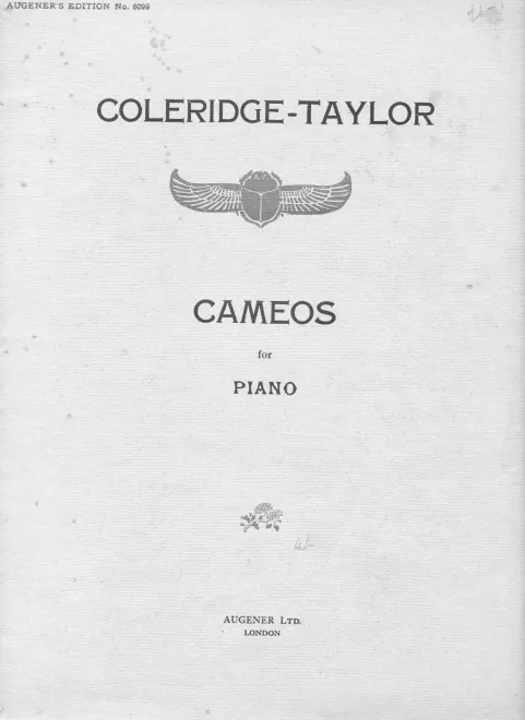 First page of 3 Cameos for Piano