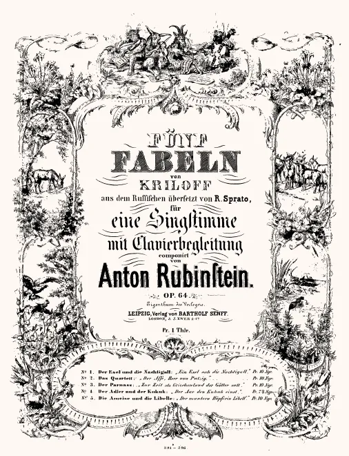 First page of 5 Fabeln