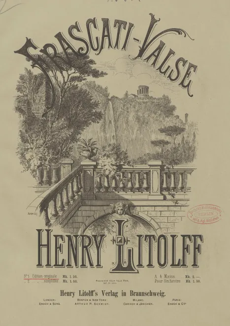 First page of Frascati-Valse