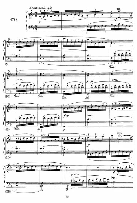 First page of Keyboard Sonata in F major