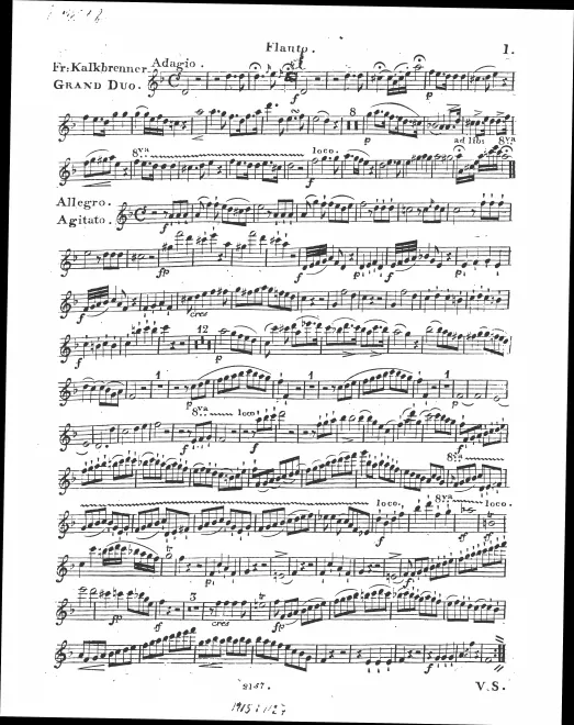 First page of Duo for Cello and Piano, Op.11