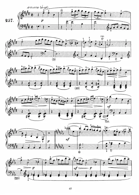 First page of Keyboard Sonata in E major
