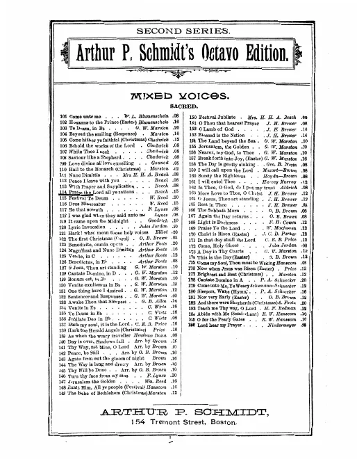 First page of O Praise the Lord, All Ye Nations