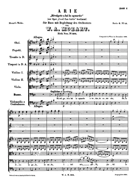 First page of Rivolgete a lui lo sguardo