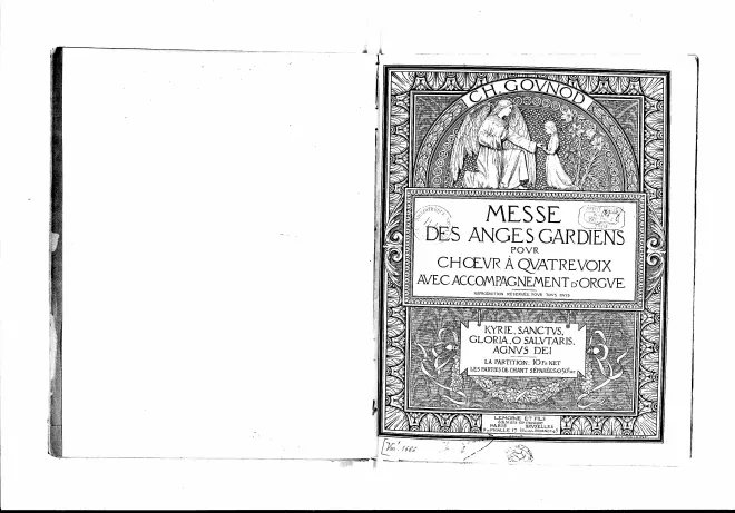 First page of Messe des Anges Gardiens