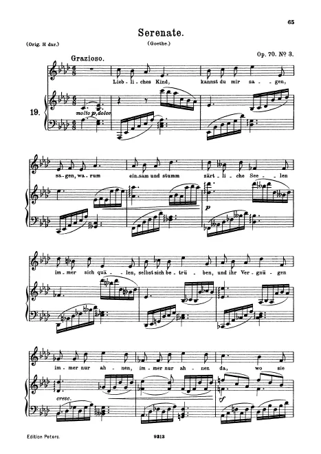 First page of 4 Gesänge