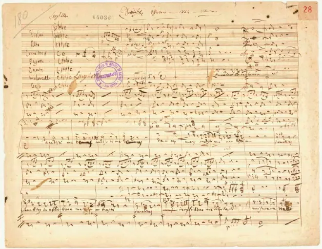 First page of Quoniam ad te