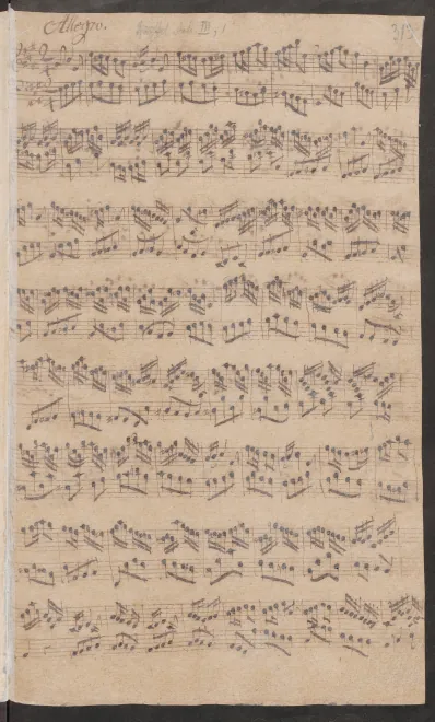 First page of Violin Sonata in A major