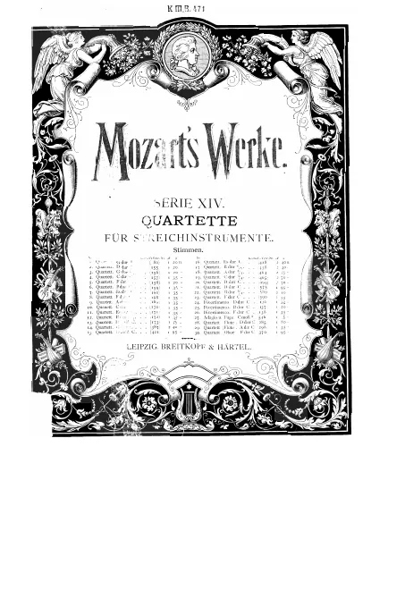 First page of String Quartet No.12