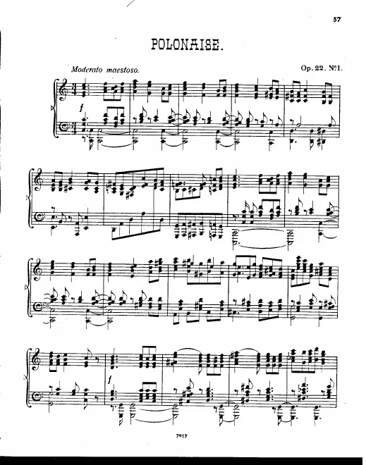 First page of 4 Morceaux