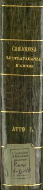 First page of Le stravaganze d'amore