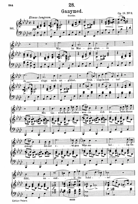 First page of Ganymed