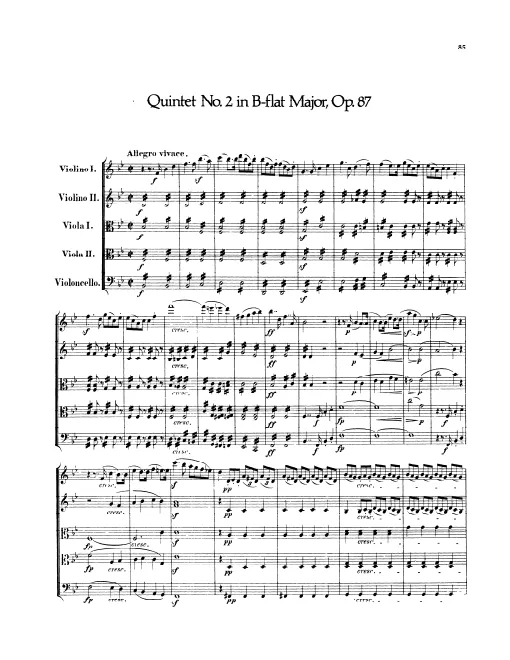First page of String Quintet No.2